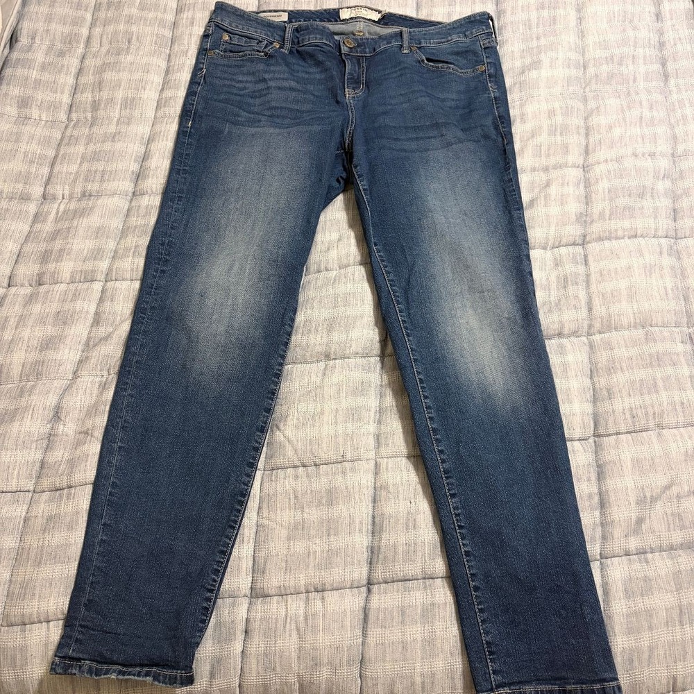 Torrid Boyfriend Jeans Stretch Denim Womens 18R Blue First‎ At Fit Excellent